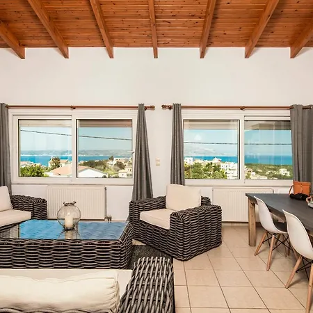 Plaque Panoramic Seaview Villa Chania (Crete)